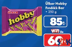 ÜLKER HOBBY FINDIKLI BAR ÇİKOLATA 250 G